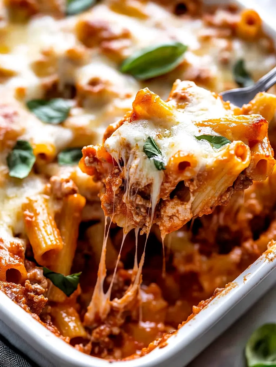 Cheesy Baked Pasta Casserole