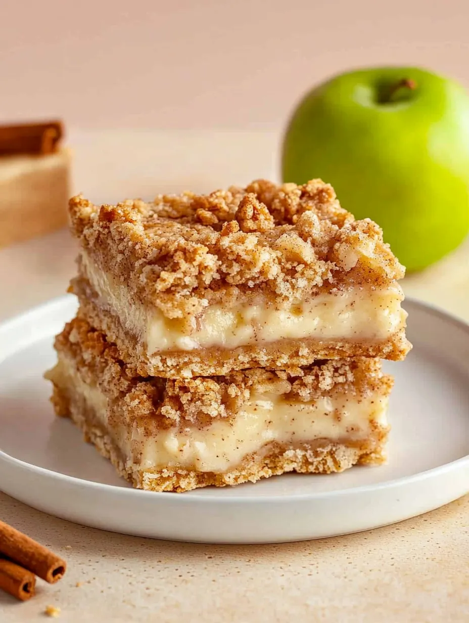 Caramel Apple Oatmeal Cheesecake Bars