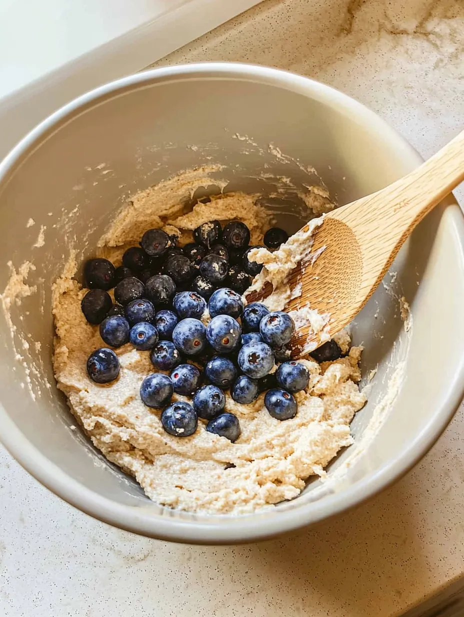 Blueberry Cottage Cheese Muffins