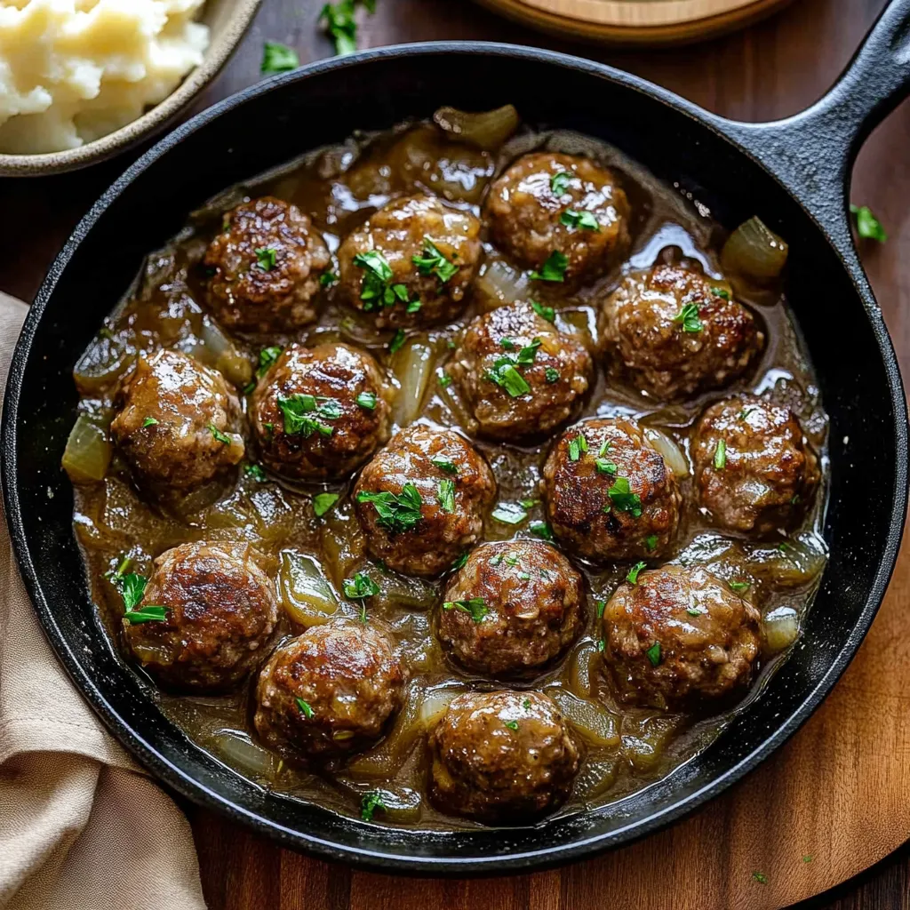 Salisbury Steak Meatballs