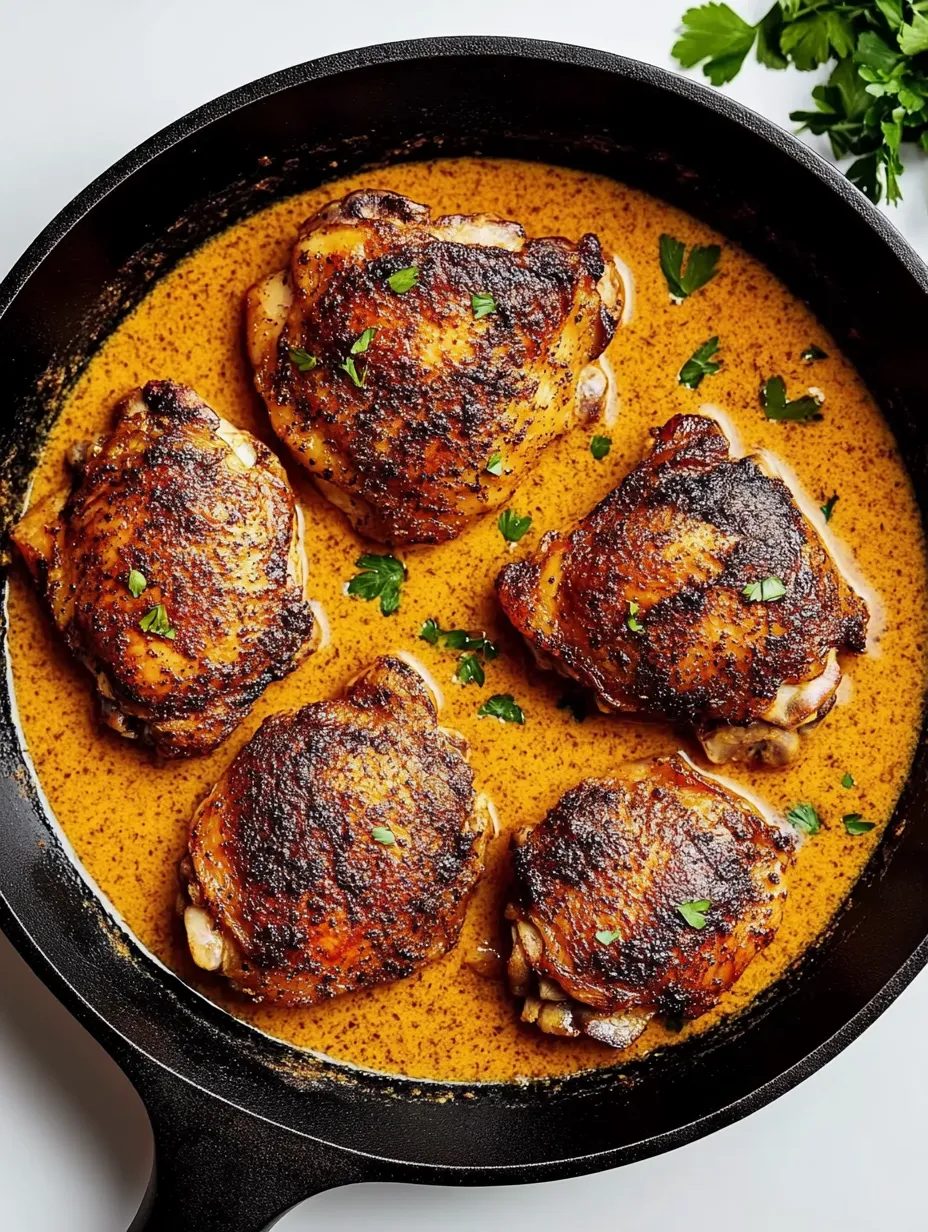 Savory Skillet-Seared Chicken Thighs