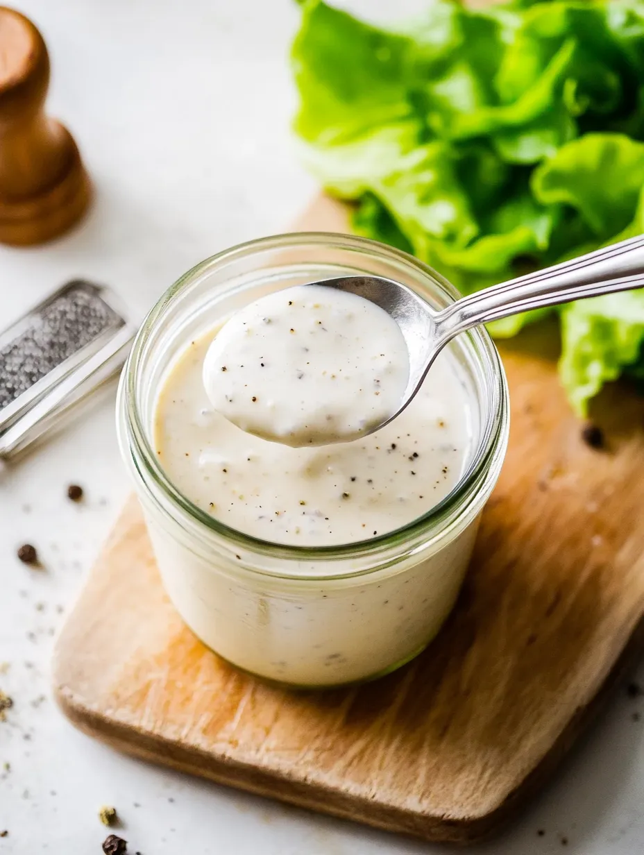 Homemade Garlic Parmesan Caesar Dressing