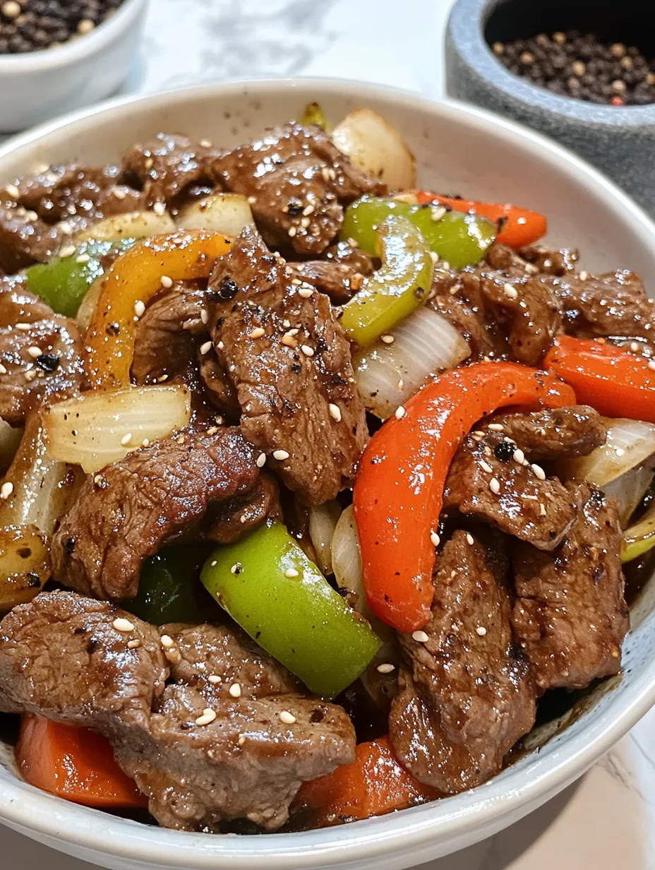 Bold & Spicy Black Pepper Beef