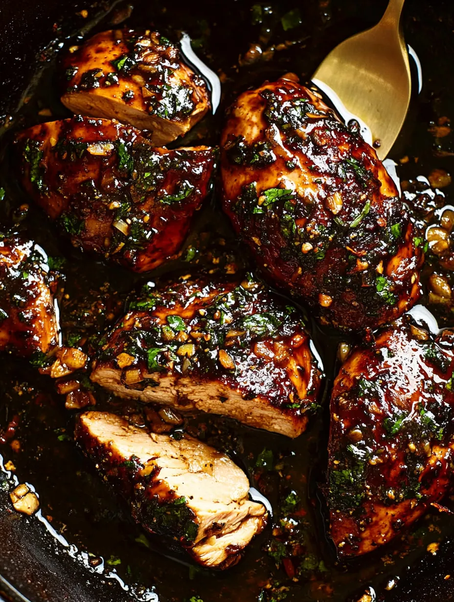 Hot Honey Glazed Baked Chicken Breasts