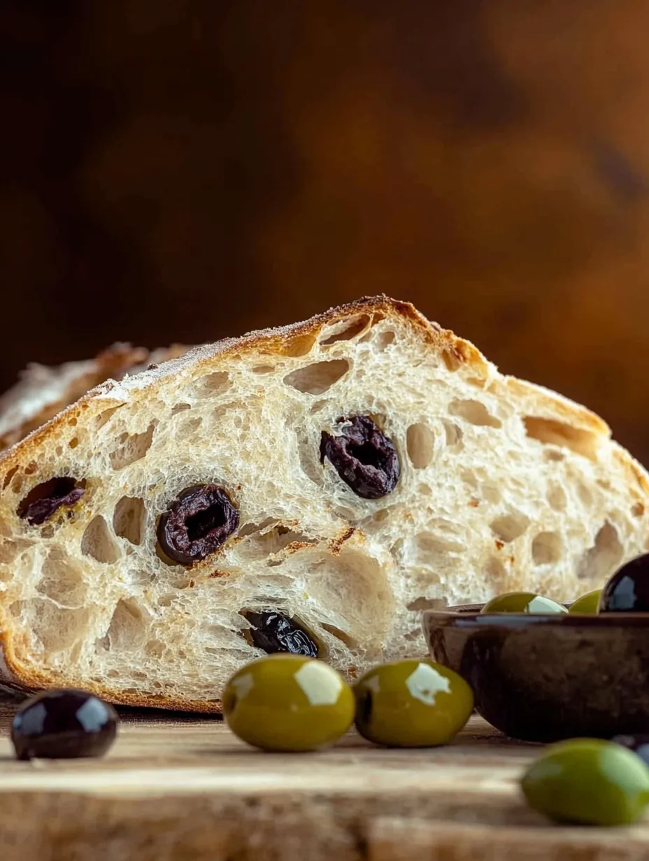 Rustic Artisan Olive Bread