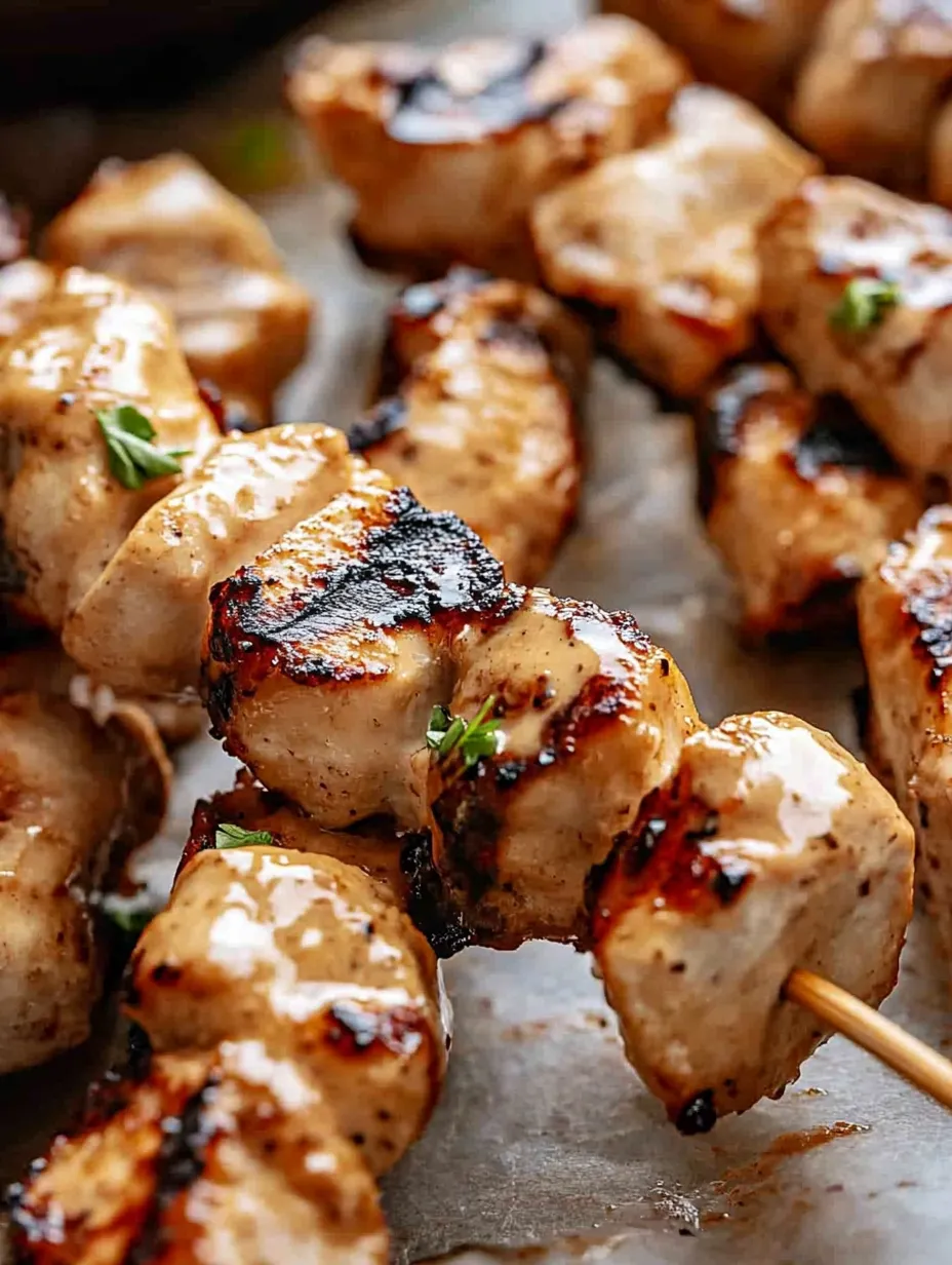 Spicy Crunch Chicken Skewers