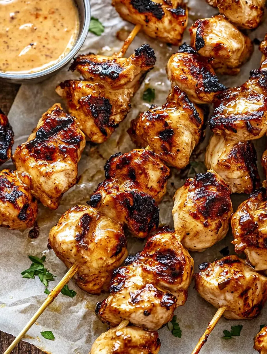 Firecracker Chicken Skewers