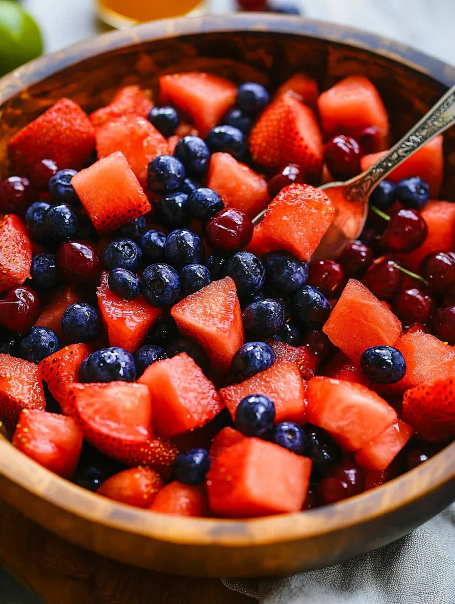 Refreshing Watermelon Berry Bliss Salad