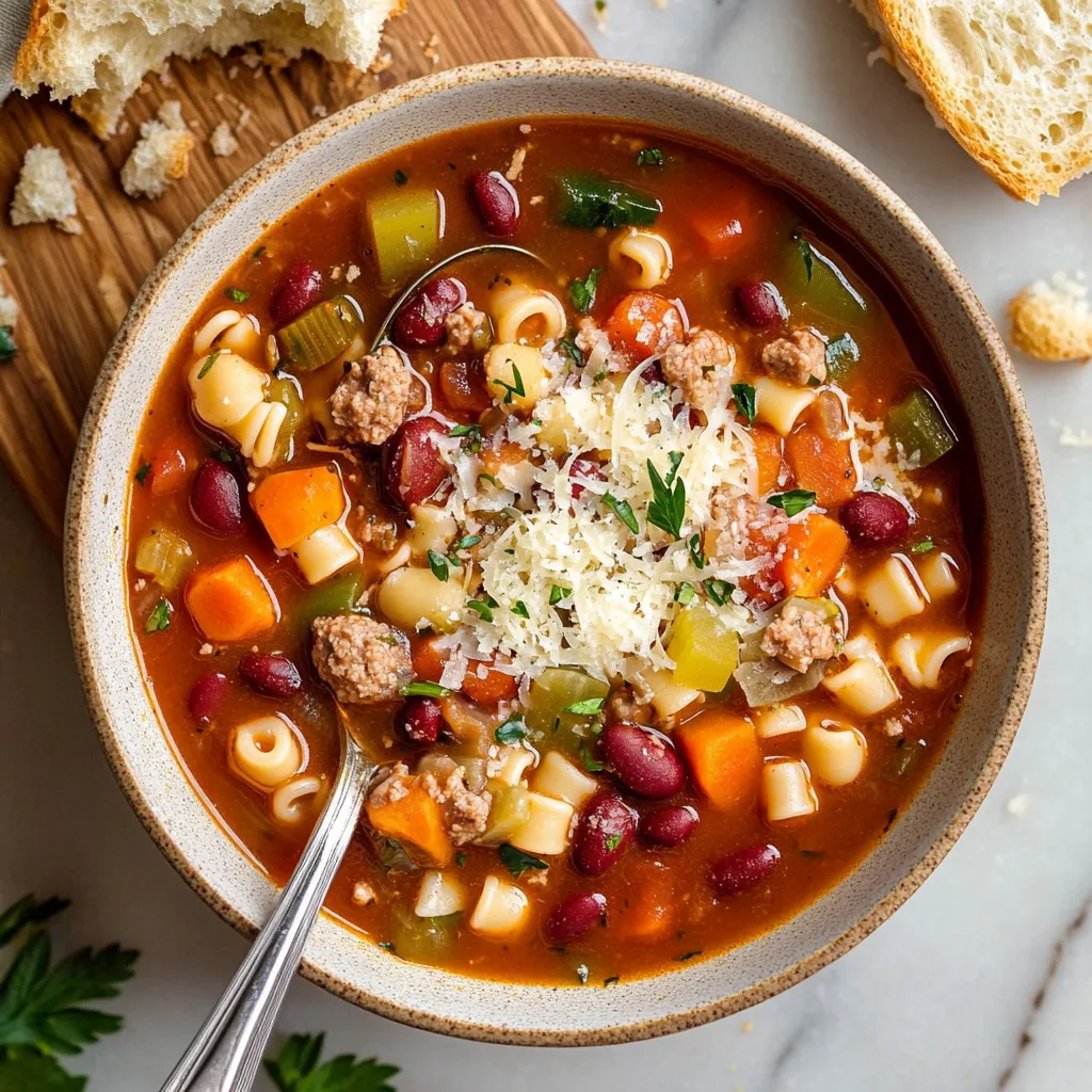 Tuscan-Style Pasta e Fagioli