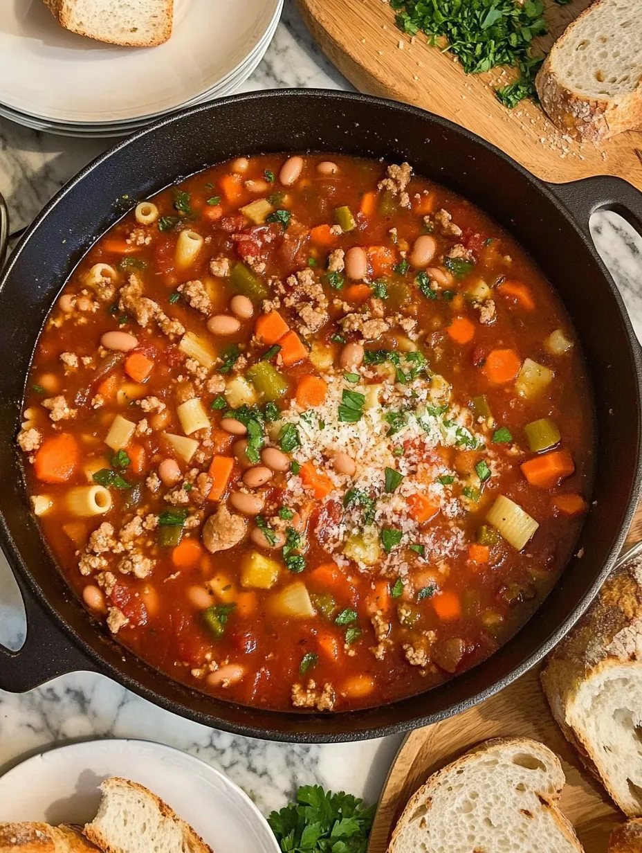 Tuscan-Style Pasta e Fagioli