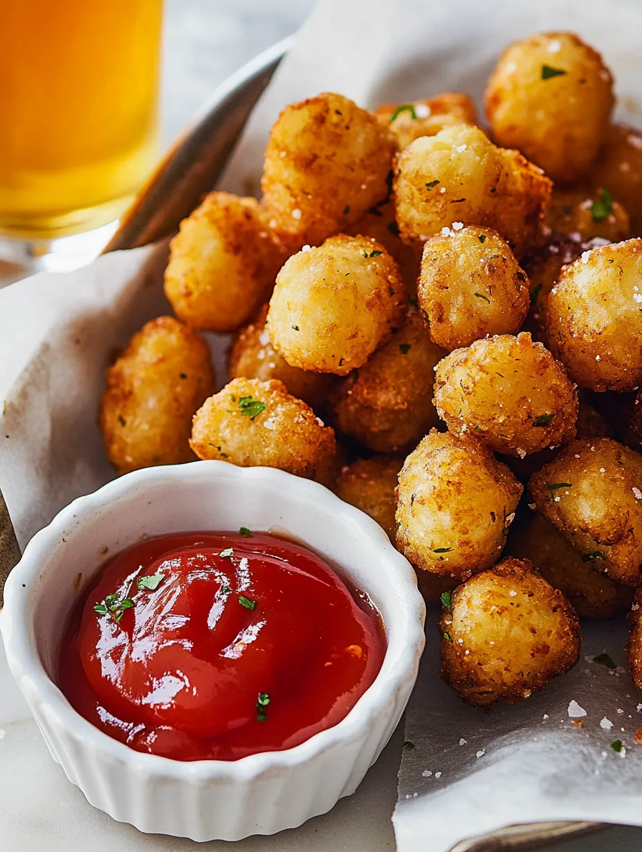 Homemade Golden Tater Tots