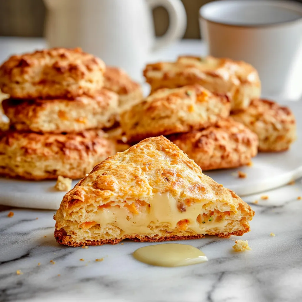 Ham and Cheese Scones