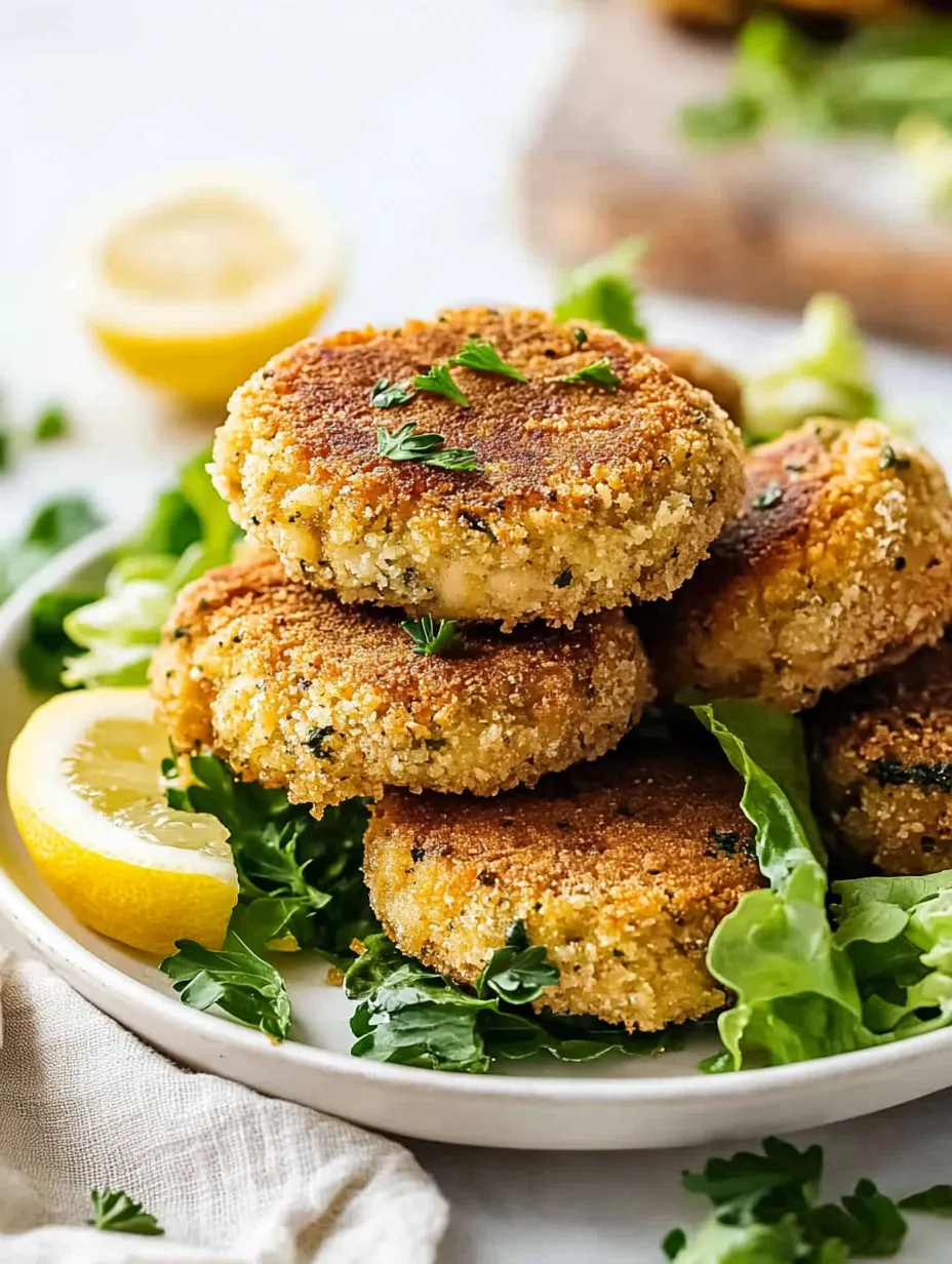 Golden Tuna and Potato Cakes