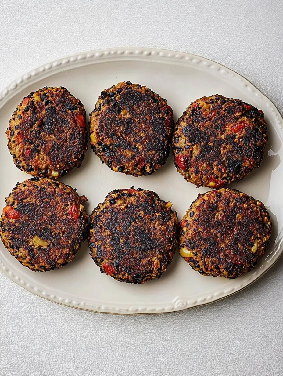 Savory Black Bean Patty