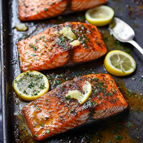 Maple Mustard Glazed Salmon