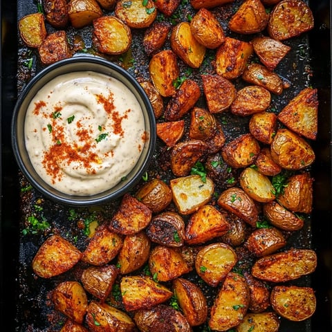 Golden Crispy Potatoes with Smoky Chipotle Aioli