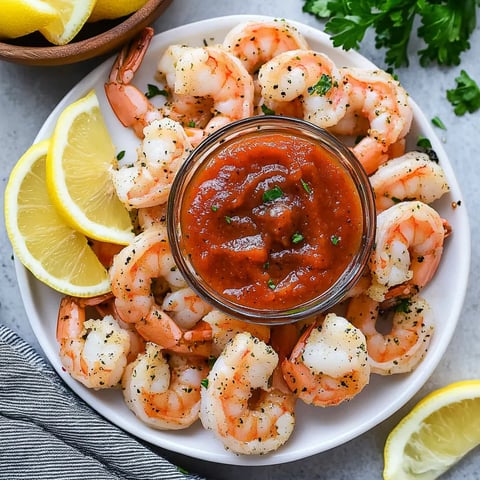 Lemon Roasted Shrimp Cocktail