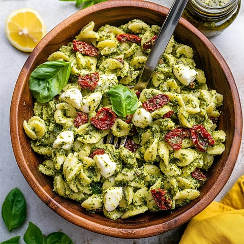 Pesto Tortellini Pasta Salad