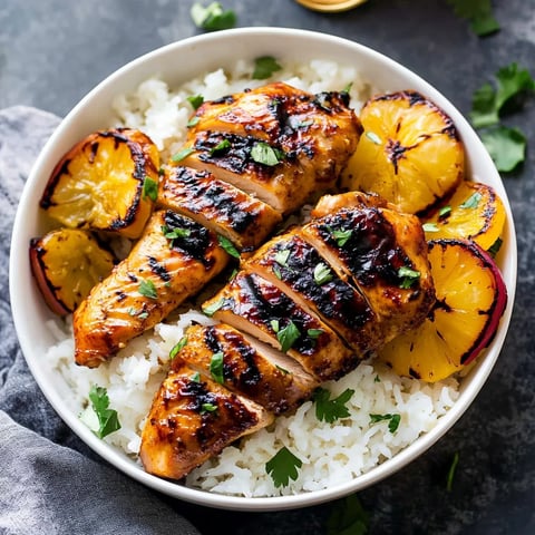 Hawaiian Chicken with Coconut Rice