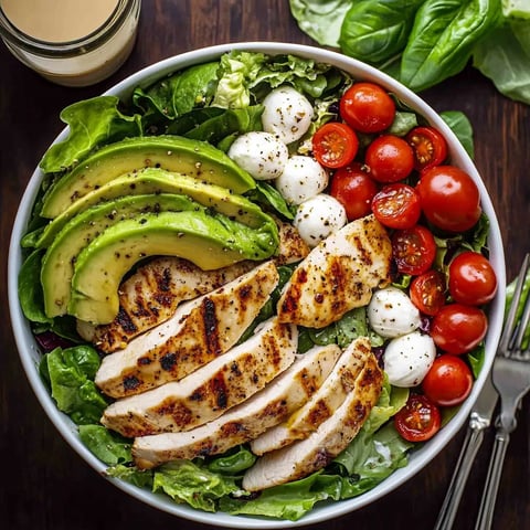 Easy Chicken Caprese Salad